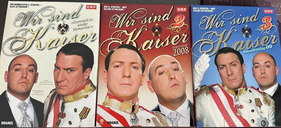 Tutti i DVDs: Wir sind Kaiser - Staffel 1 bis 3 – Usato da Beringen venduto da Mantafisch1