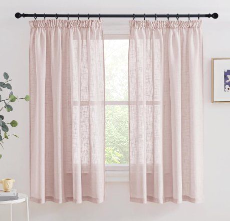 Tende: Vorhänge Leinenoptik 2er-Set BxH 140x160cm – Nuovo e nell'imballaggio originale da Adlikon b.Regensdorf venduto da MK-VORHANGSERVICE