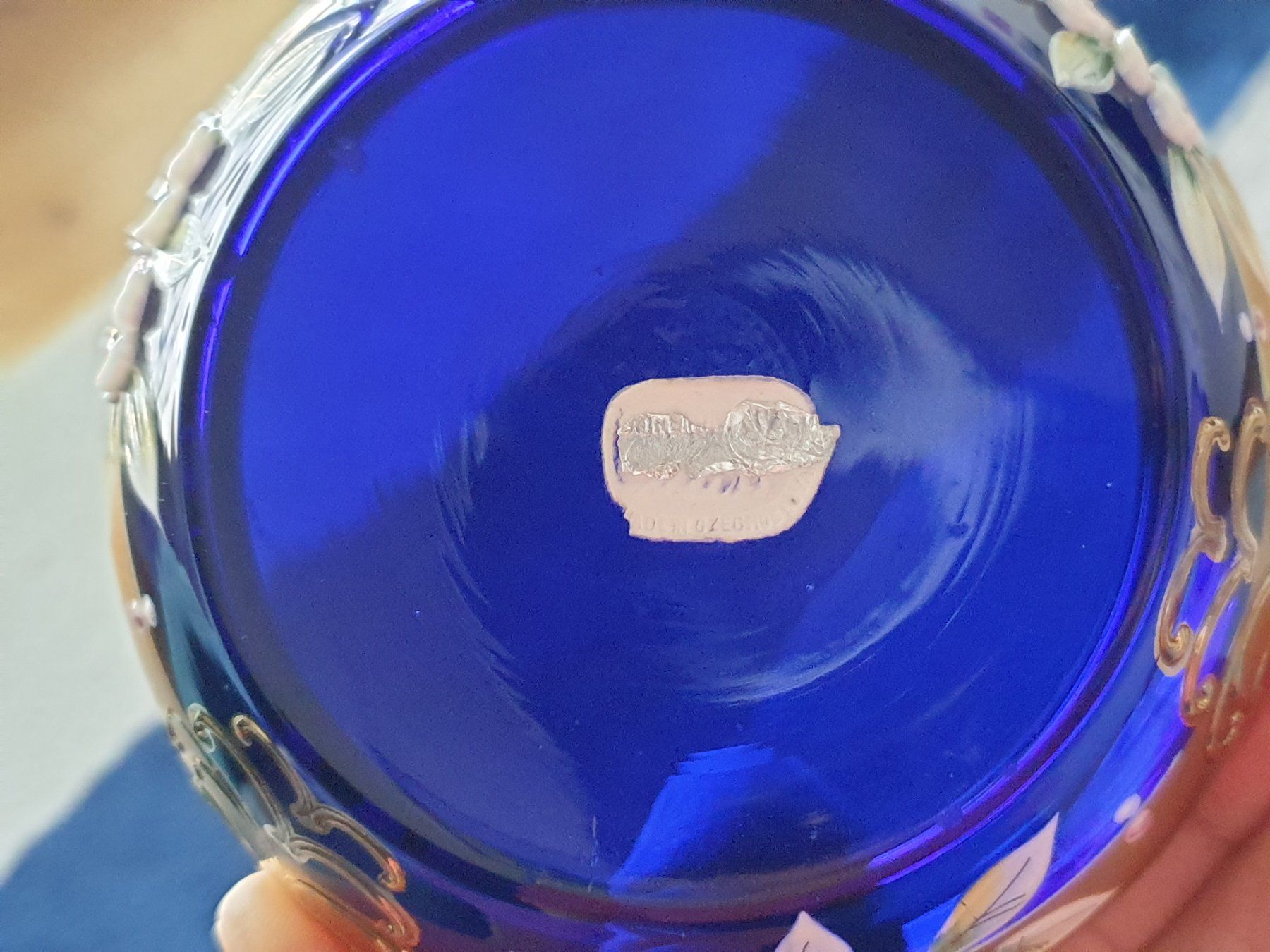 Bicchieri: Antike Bohemian Glasdose mit Deckel – Usato da Lengnau BE venduto da Mango888 7