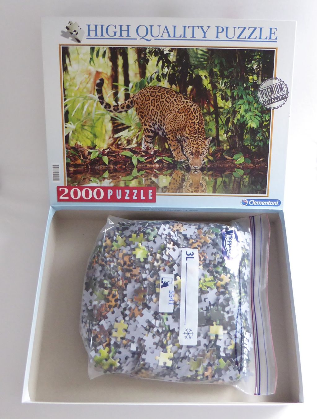 Clementoni Puzzle: Clementoni PUZZLE - Leopard – Usato da Mauren venduto da Yeelen 1
