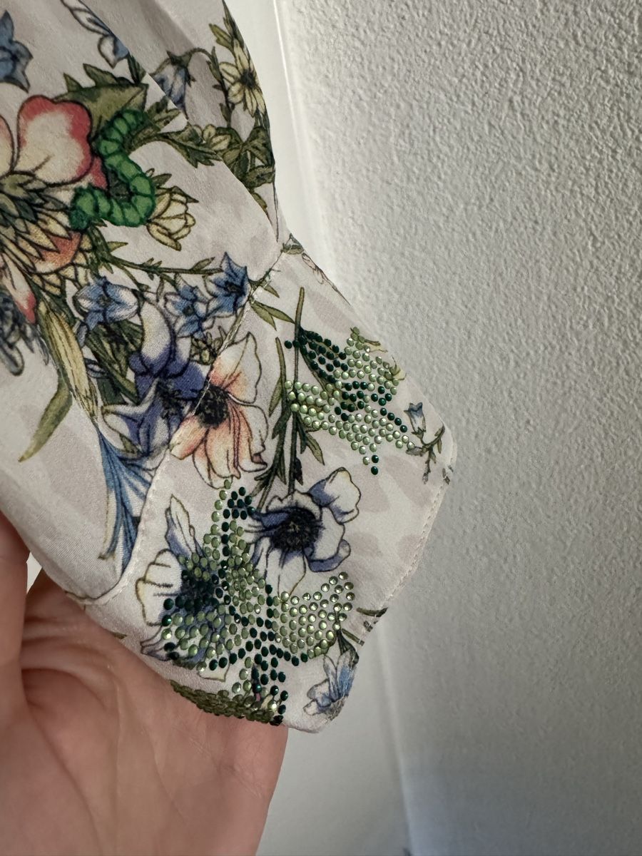Zadig & Voltaire Camicette: ZADIG & VOLTAIRE  Tadeo Diamanté Silk Blouse – Usato da Zürich venduto da Linen218 3