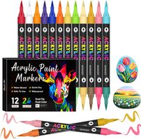 12 Acyrl Marker - 24 Farben - Fabrikneu & OVP!