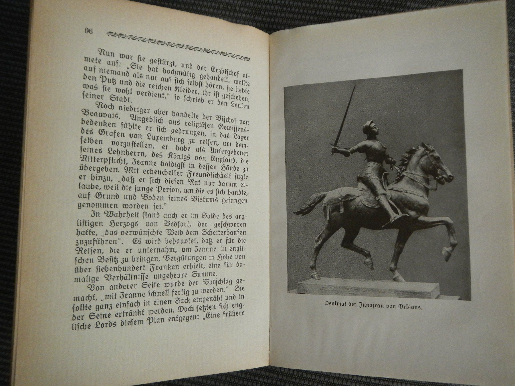 Libri: Nur ein Mädchen, Aline Hoffmann, 1918, über Jeanne d'Arc – Usato da Wallisellen venduto da Marysan8 4