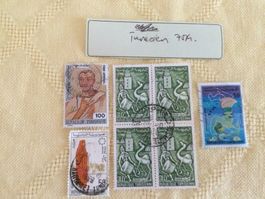 7 Stk. Briefmarken TUNESIEN,gestempelt