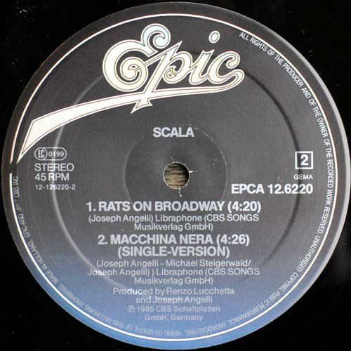 Dischi in vinile: SCALA Macchina Nera 12" Maxi EP D 1985 Italo Disco – Usato da Thun venduto da Pemoya 3