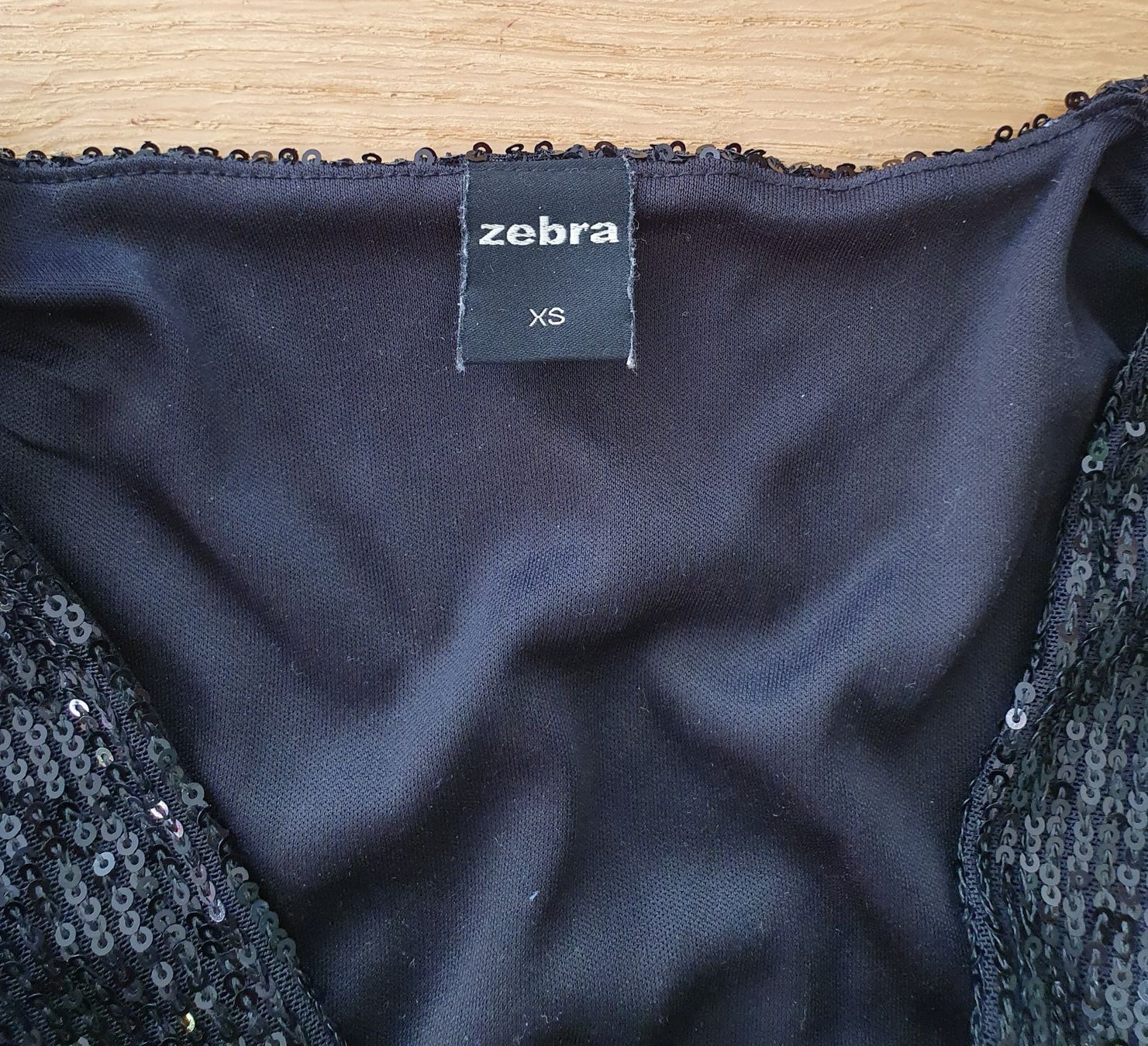 Zebra Kleider: Robe élégante avec paillettes - Taille XS – Gebraucht aus Court von Jovi2 7
