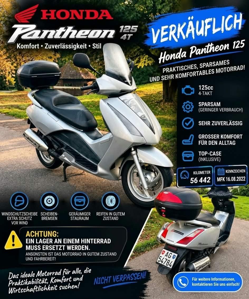 Honda Scooters: Honda 125 – D'occasion à Oberentfelden par ste_6xch