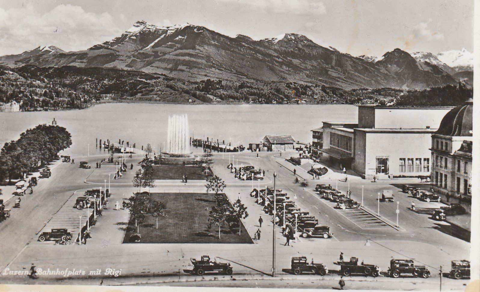 Ansichtskarten: AK - Luzern - gel. 25.3.1939 – Gebraucht aus Fribourg von schnalla92
