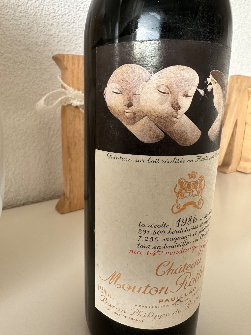 Mouton Rothschild Vino: Château Mouton Rothschild 1986 – Nuovo (secondo la descrizione) da Yens venduto da Rilou80 2