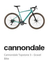 Gravel Bike Cannondale Topstone 3 / Grösse M