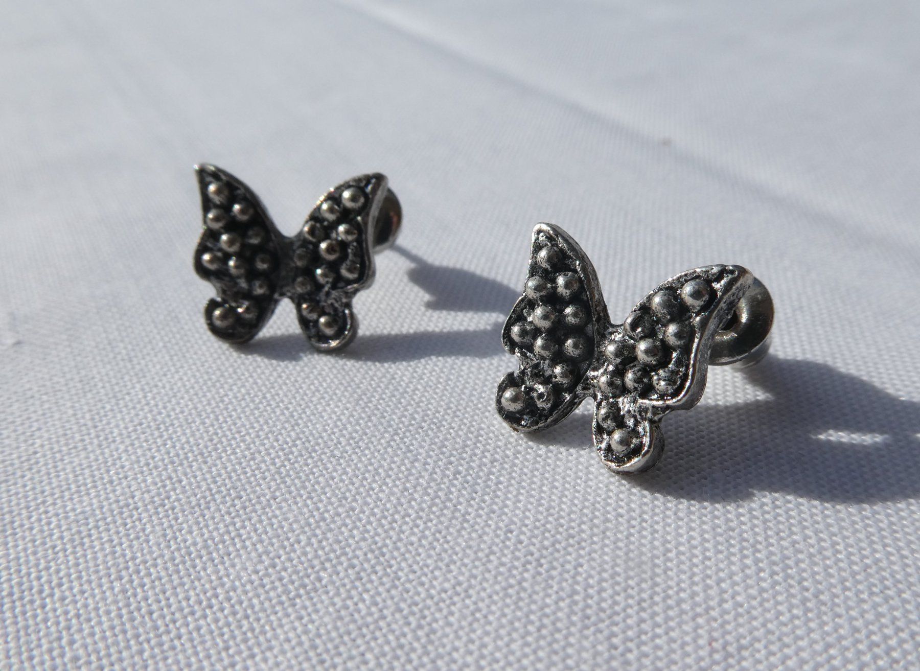 Boucles d'oreille: Ohrstecker Schmetterling, Modeschmuck / NEU – Neuf (Voir description) à Gattikon par kaandooh