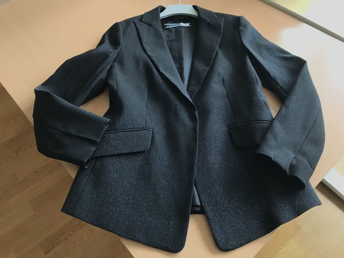 Sportmax Jacken: Veste Sportmax Code, Noire Brillante, Taille 38 – Neu (gemäss Beschreibung) aus Morges von sandy069 2