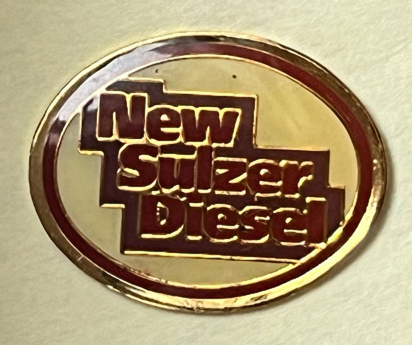 Plaketten & Abzeichen: Neu.4 Pins New Sulzer Diesel (NSD) – Gebraucht aus Winterthur von Green-Future 2