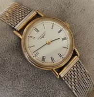 Longines Quartz Saphirglas vergoldet Damenuhr