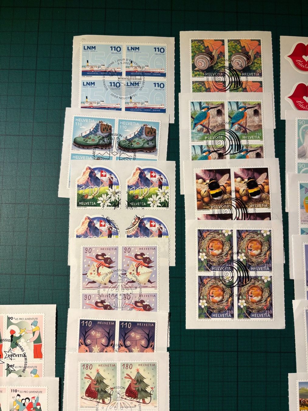 Alle Briefmarken: BM 4er und einzeln aus 2022 ET. – Neu (gemäss Beschreibung) aus Utzenstorf von Rose0303 6