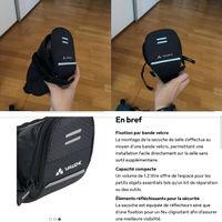 Sacoche de selle Vaude 1.2L