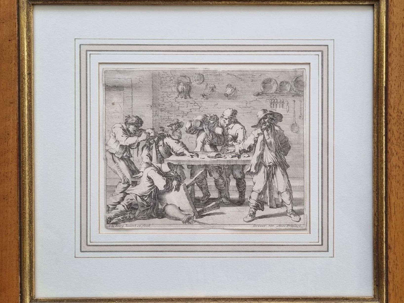 Incisioni: Original Kupferstich, Saufszene, 17. Jh. – Nuovo (secondo la descrizione) da Zürich venduto da Reimann3