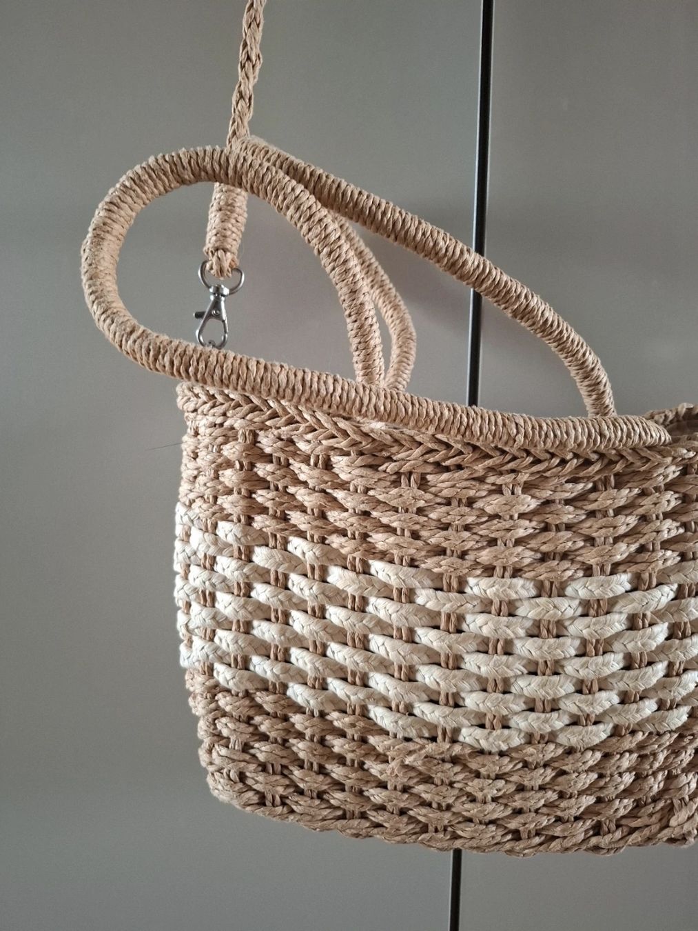 Taschen für Damen: woven handbag purse – Gebraucht aus Zürich von pto_6wfs 1