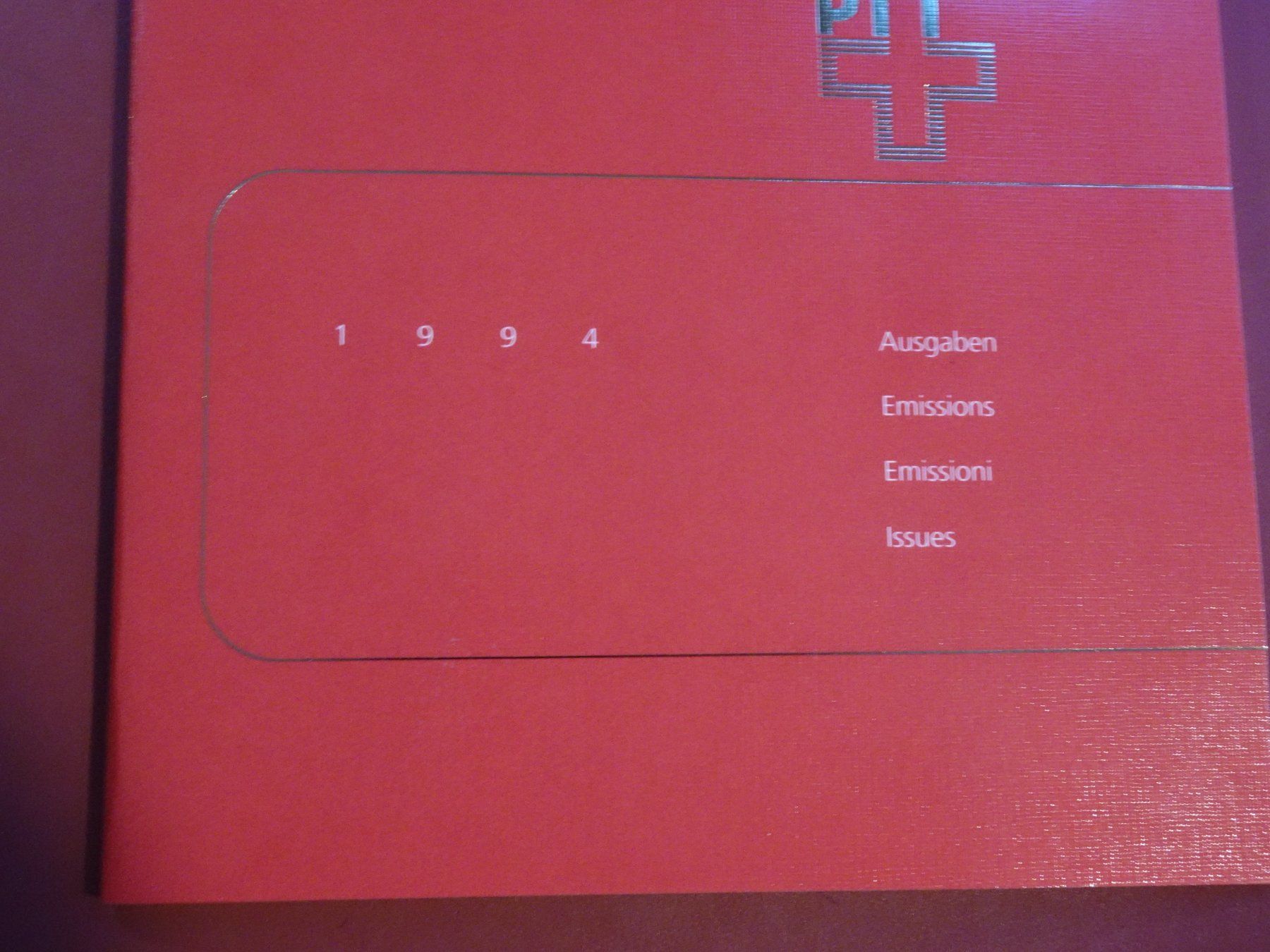 Tutti i francobolli: 1994, JAHRBUCH PTT, HALBMONDSTEMPEL – Usato da Eschenbach SG venduto da eDaisy 1