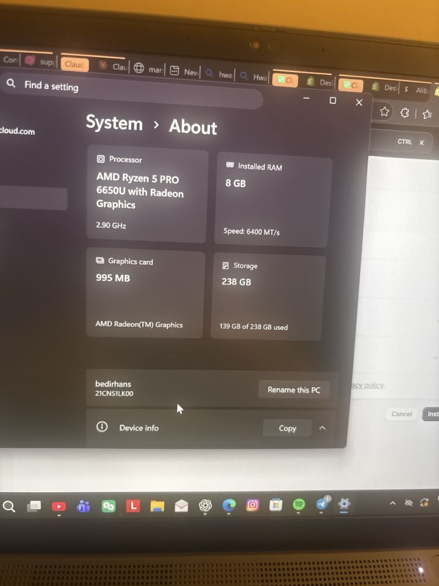 Lenovo Notebook: Thinkpad amd ryzen pro 5 6650u – Usato da Zürich venduto da mrb_5k2n 1