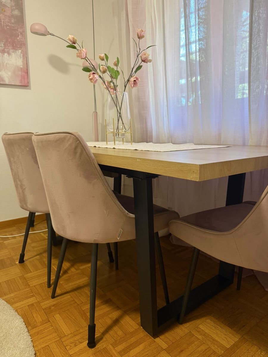 Tische: Extendable Dining Table Oak Look 200cm x 100cm – Gebraucht aus Lausanne von musk-77 1