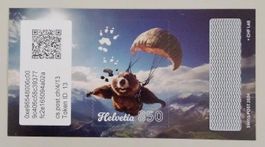 Swiss Crypto Stamp 4.0 ID 13 "Gleitschirm" mit NFT