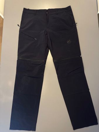 Mammut Wanderhose schwarz, Grösse 52
