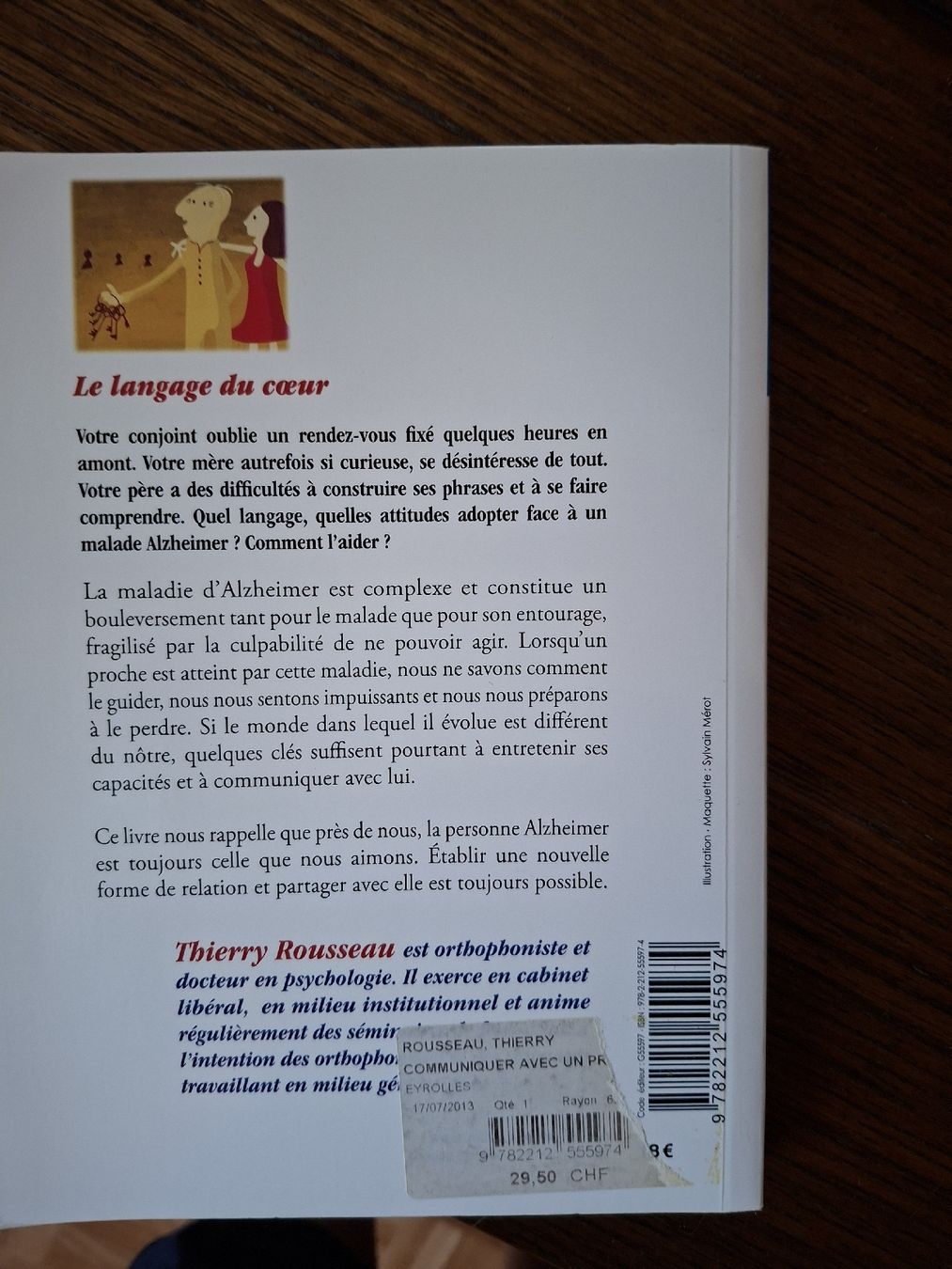 Libri: livre alzheimer  – Nuovo (secondo la descrizione) da Cournillens venduto da masoeur 1