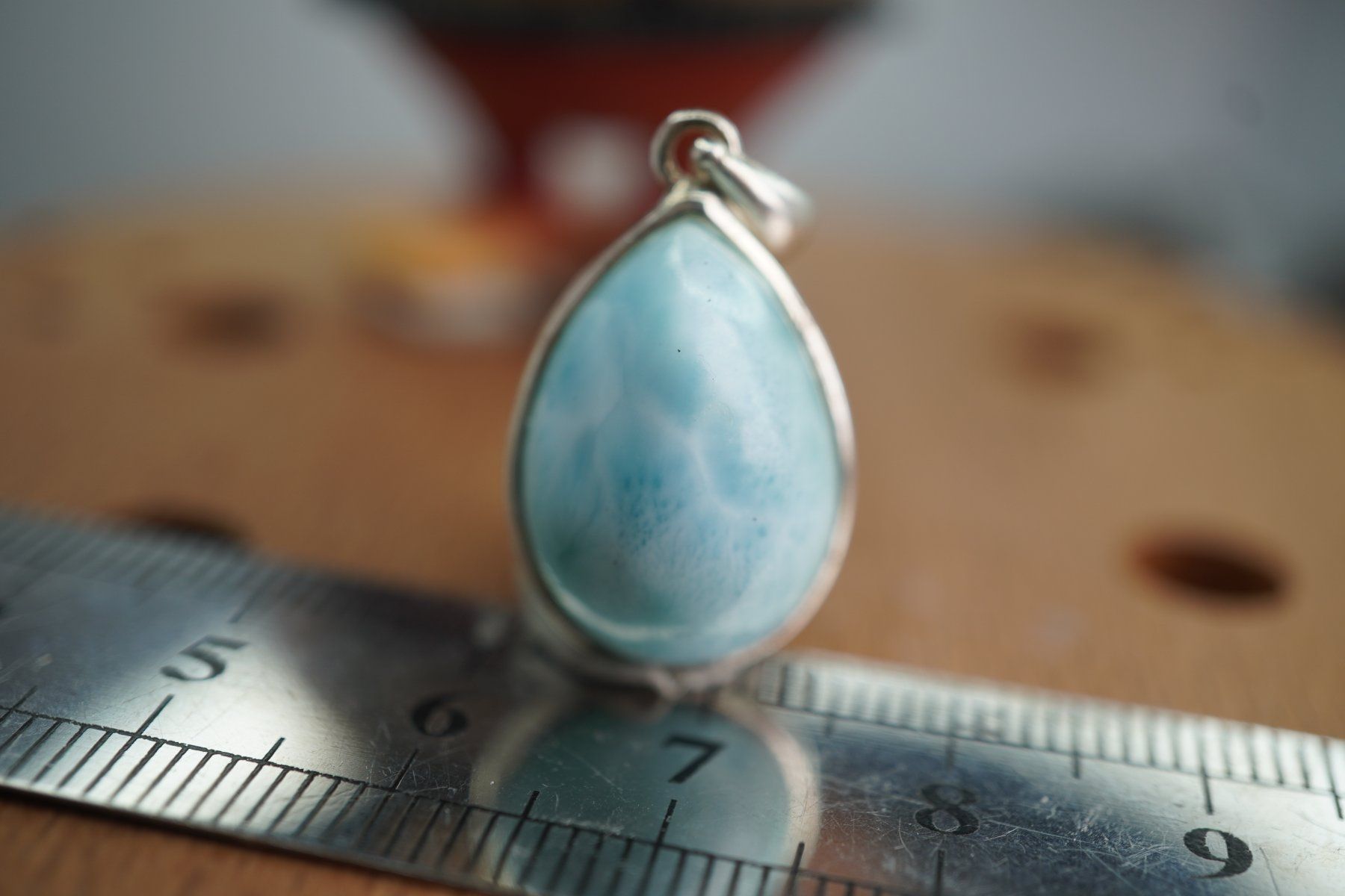 Mineralien & Heilsteine: Larimar  925 Silber  22/16mm   Anhänger  "TOPSTONE" – Neu und originalverpackt aus Eschenbach SG von topstone 8