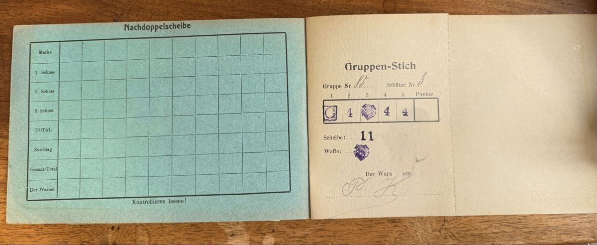 Livres: Schiessbüchlein Wileroltigen 1919 – D'occasion à Bern par felberunderground 4
