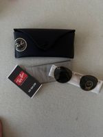 Lunettes de soleil Ray-Ban rondes dorées femme NEUVES