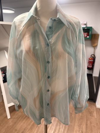 Schöne Oversice Bluse in Lyocell/Viscose