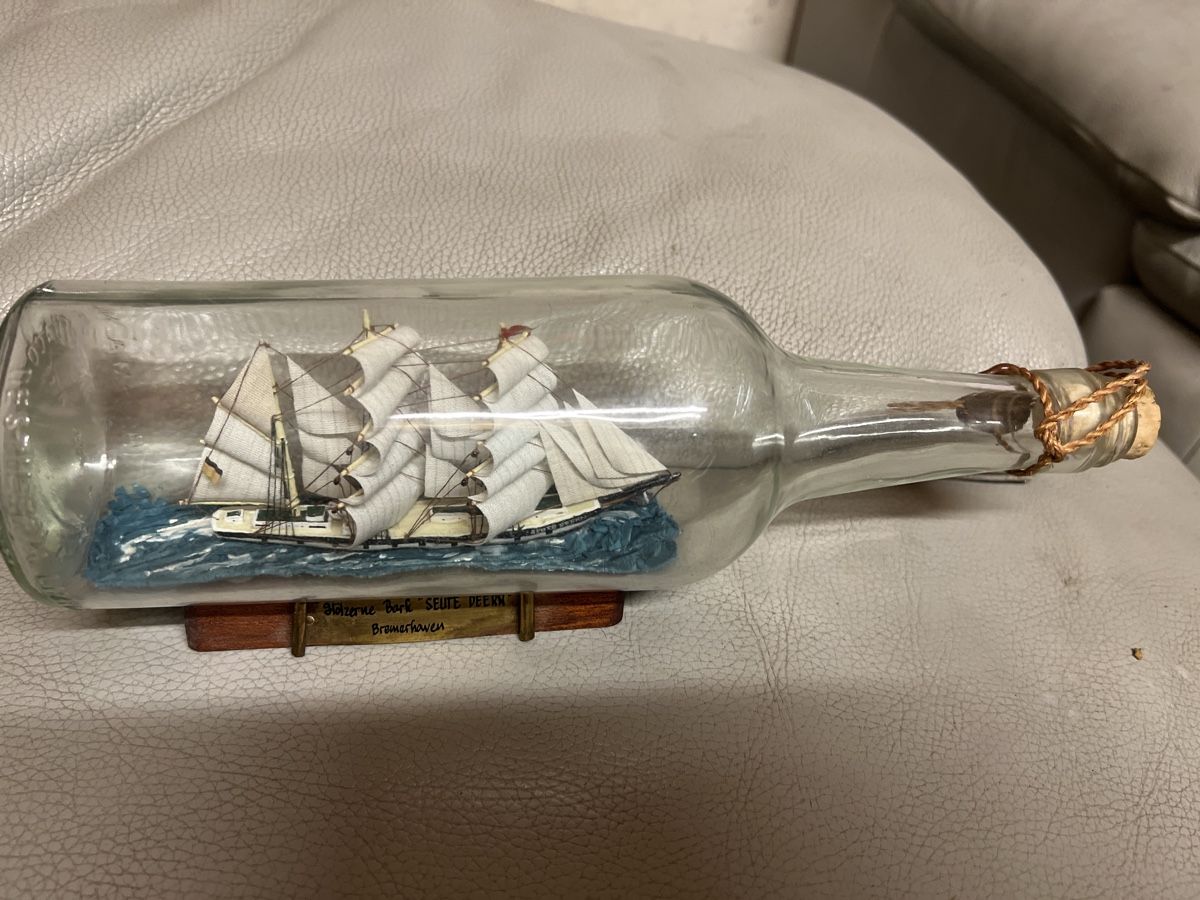 Kit di modellismo & Modellini statici: Schiffsmodell "Seute Deern" in Flasche, Bremerhaven (i2) – Usato da Rorschach venduto da TimelessTrading 1