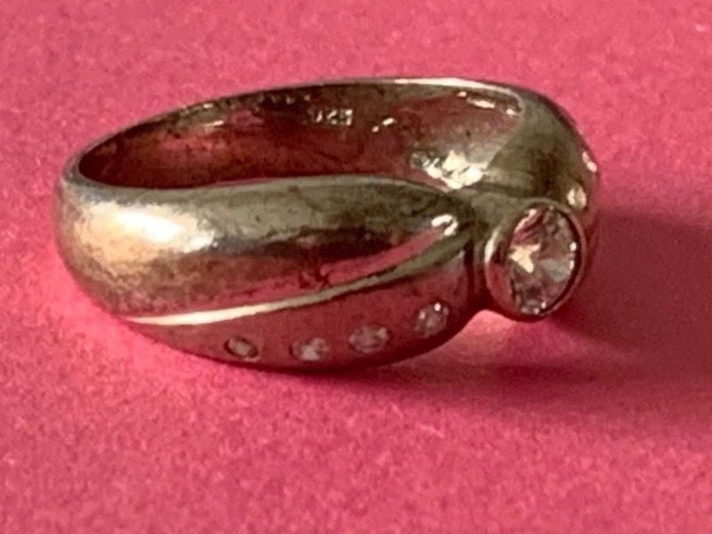 Anelli: Silberring 9 Stone (54/17) – Usato da Dittingen venduto da Bijoubelle 3