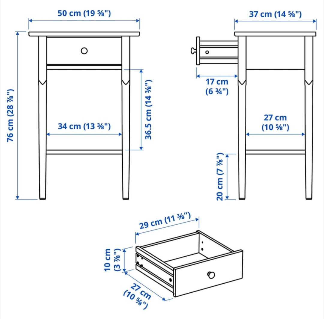 Comodini: IKEA HEMNES Ablagetisch – Usato da Bern venduto da Leali_71 3