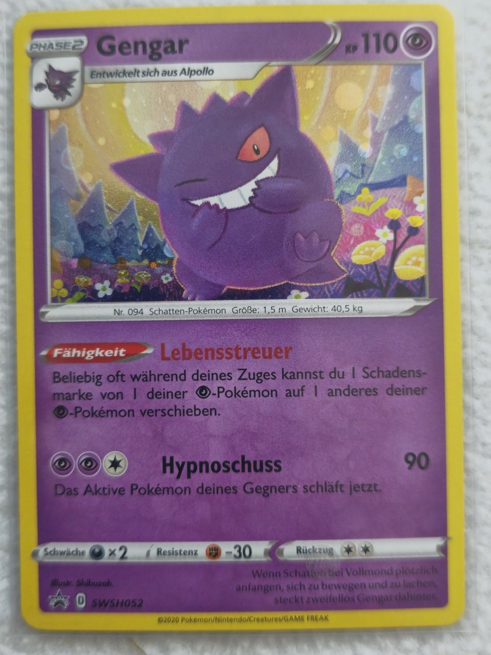 Pokémon Carte collezionabili: Gengar - SWSH052 Promo DE – Usato da Zürich venduto da Enver90