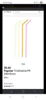 Trinkhalme / Röhrli, 240x5mm (250 Stk.)