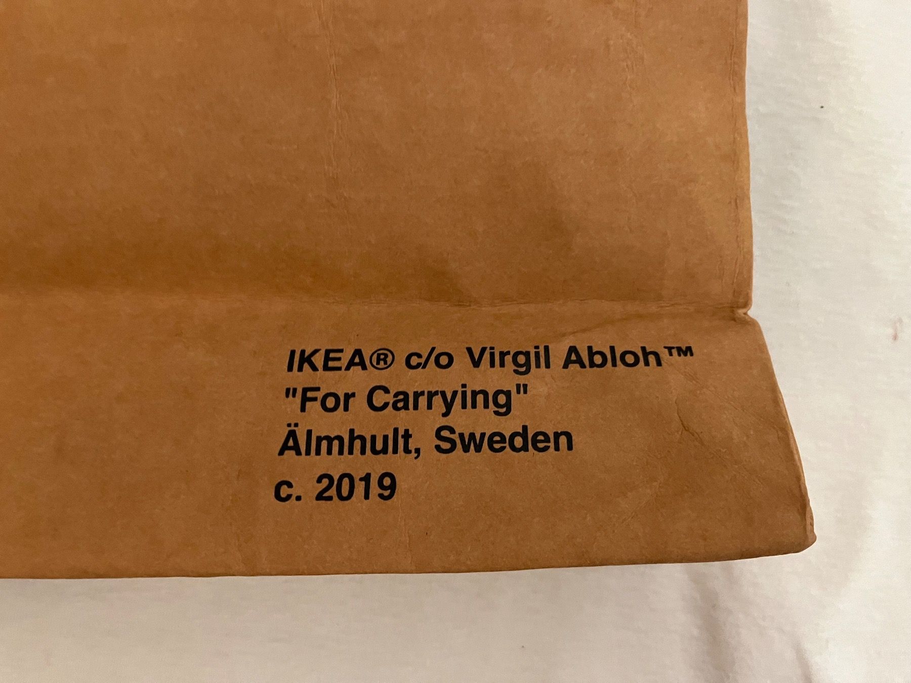 Ikea Borse: Virgil Abloh x IKEA MARKERAD "Small Bag" – Nuovo e nell'imballaggio originale da Zürich venduto da p.kanne 5
