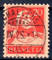 1925 ECHALLEN SAUBER GESTEMPELT TELL BRUSTBILD 20 RP - BU324