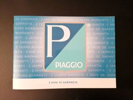 Original Piaggio Serviceheft / Garantieheft – NEU