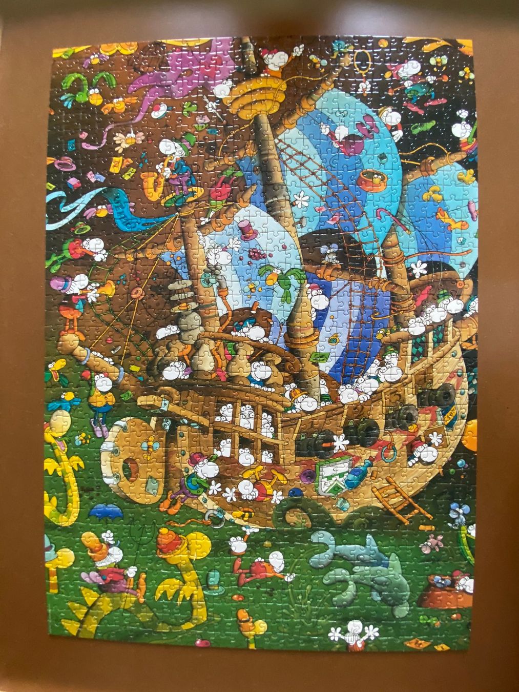 Heye Puzzle: Mordillo-Puzzle "Sailing artists" – Usato da Egg SZ venduto da irbaku 1