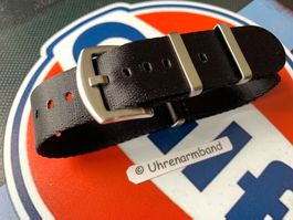 22mm Nylon Nato Uhrenarmband schwarz, Uhrenband