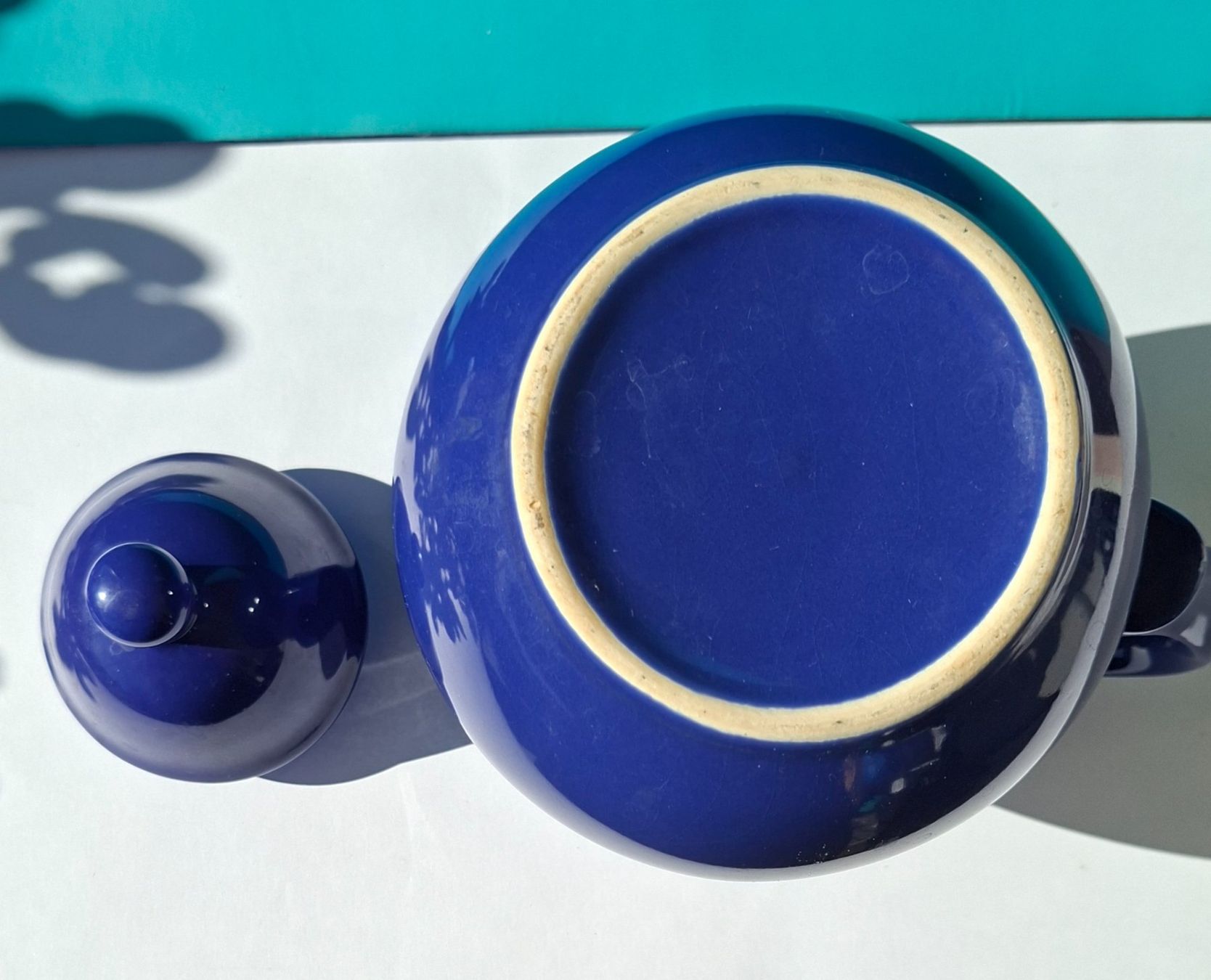 Teiere: Royal blaue Tee Kaffeekanne, Vintage Design – Usato da Opfikon venduto da Diversamente 6