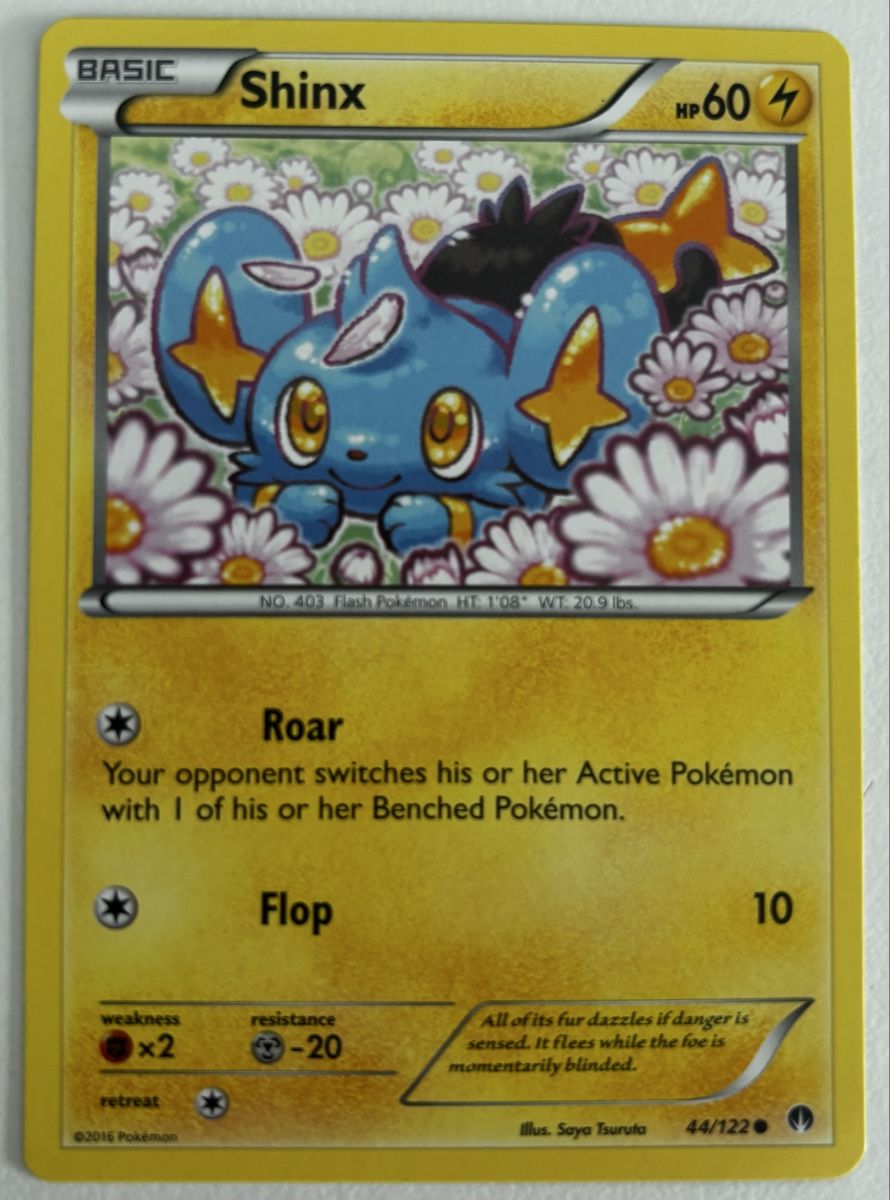 Pokémon Carte collezionabili: Pokémon Shinx 44/122 BREAKpoint 2016 EN – Nuovo (secondo la descrizione) da Algetshausen venduto da Carrhard
