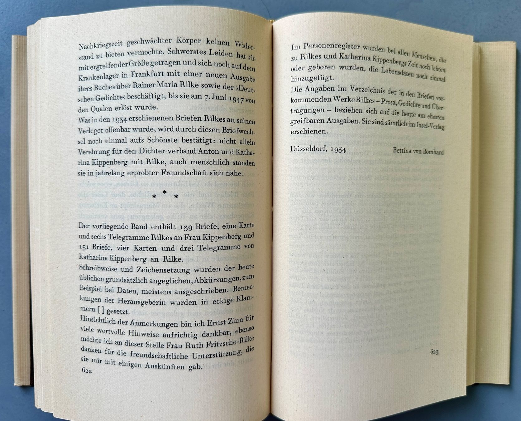 Bücher: Rainer Maria Rilke, Katharina Kippenberg: Briefwechsel – Gebraucht aus Zürich von allp 7
