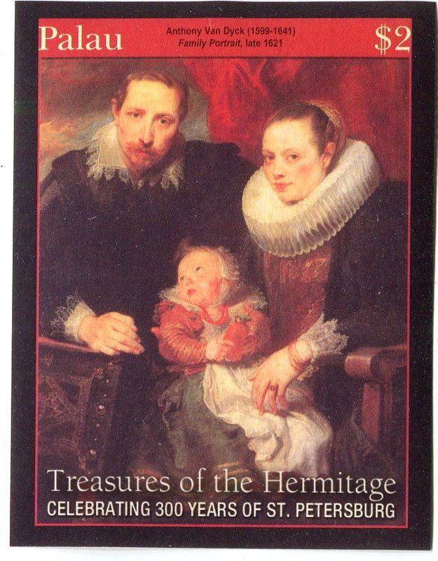 Tous les timbres: Block "Malerei. Anthonis van Dyck". Palau – Neuf avec emballage d'origine à Basel par Butsch5