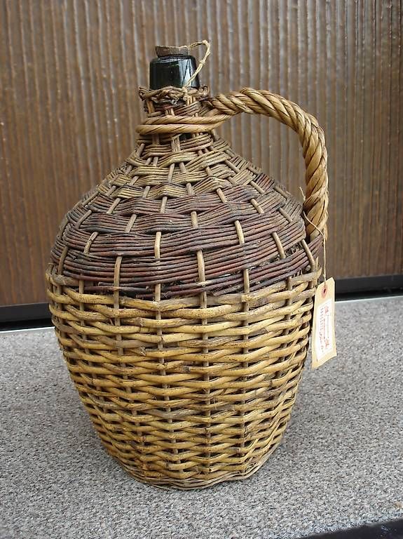 Tutte le decorazioni: Korbflasche, Vintage, Vase;  urs5352 – Usato da Boppelsen venduto da urs5352 2