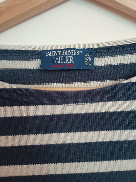 Saint James Pullover & Sweatshirts: Blau-weiss gestreifter Pulli von Saint James – Gebraucht aus Zürich von Melianea 2