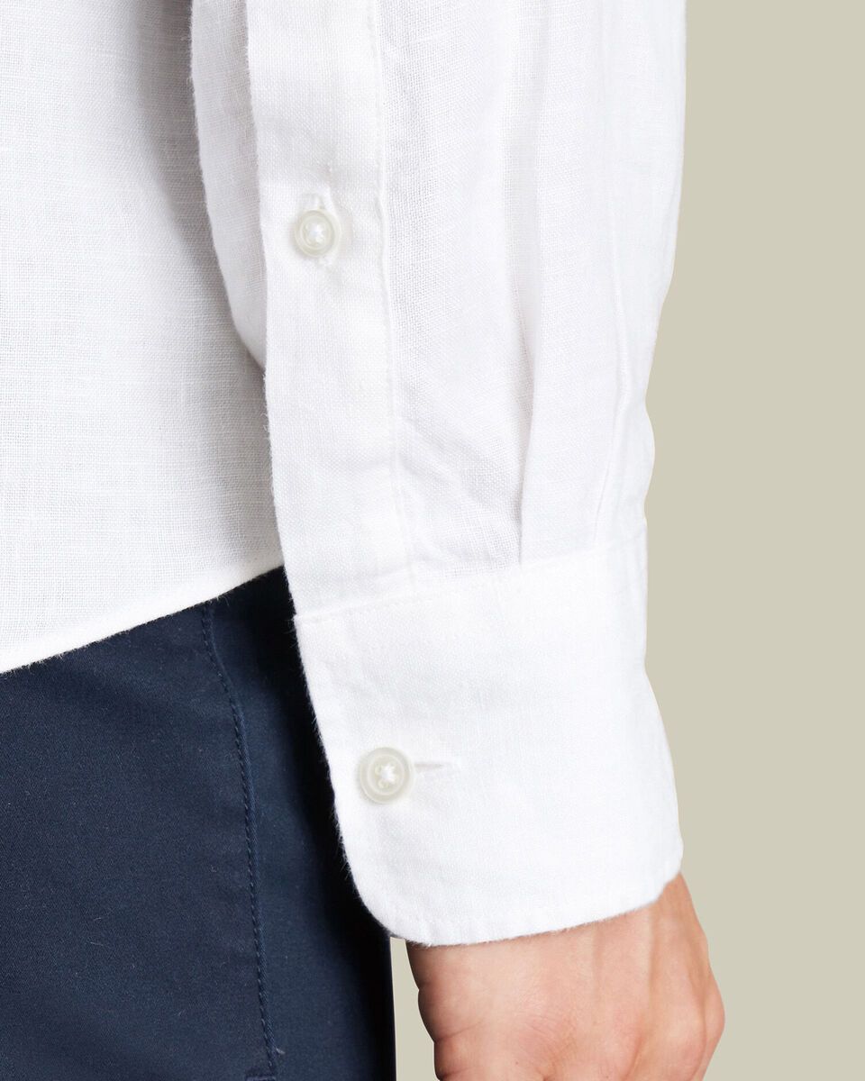 Charles Tyrwhitt Chemises: Pure Linen Hemd - White – Neuf avec emballage d'origine à Wittenbach par bes_k8vr 5