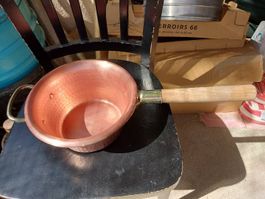 Magnifique casserole en cuivre 2 litres